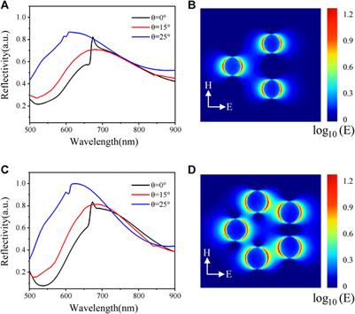 Long-range interference of localized electromagnetic field enhancement in plasmonic nanofinger lattices